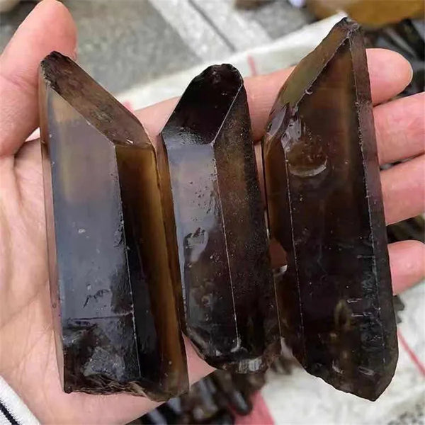 Wholesale Raw Natural Smoky Quartz Crystal Point