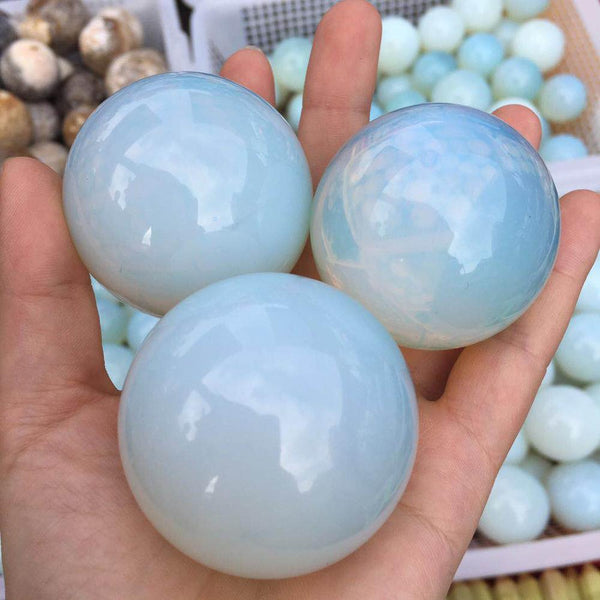 2-3inch AAA Natural Opal Opalite Sphere Balls