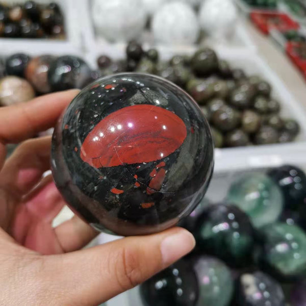 5-7cm African Bloodstone Sphere Ball