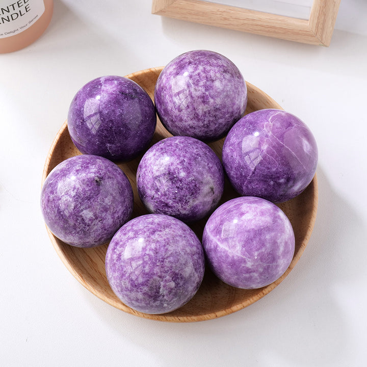  Wholesale Bulk Lepidolite Sphere Balls