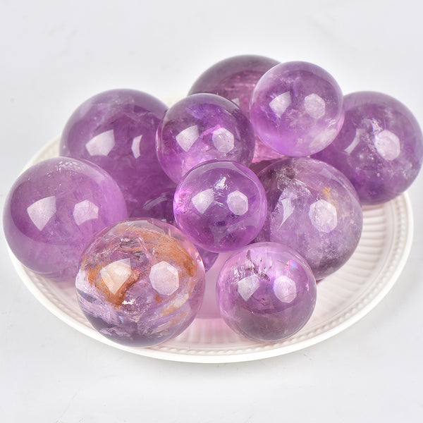 Amethyst Sphere | Premium Large Sphere Amethyst Stones | MLD Crystal Wholesale