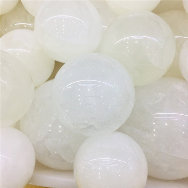 2-3inch Wholesale Bulk Natural Selenite Sphere Ball