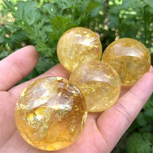 Buy Citrine Sphere Online | Premium Quality Citrine Ball | MLD Crystal Wholesale