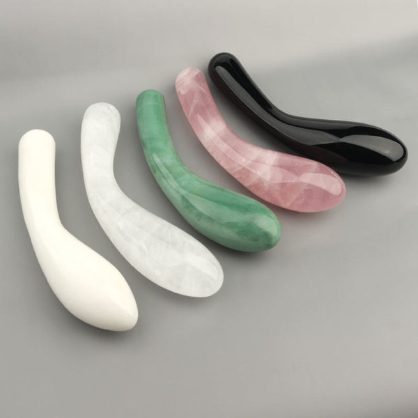 Dumbbel shape Crystal Massager Wands