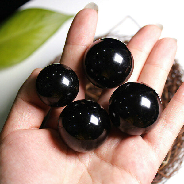 Obsidian Sphere - Premium Black Obsidian Crystal Ball | MLD Crystal Wholesale