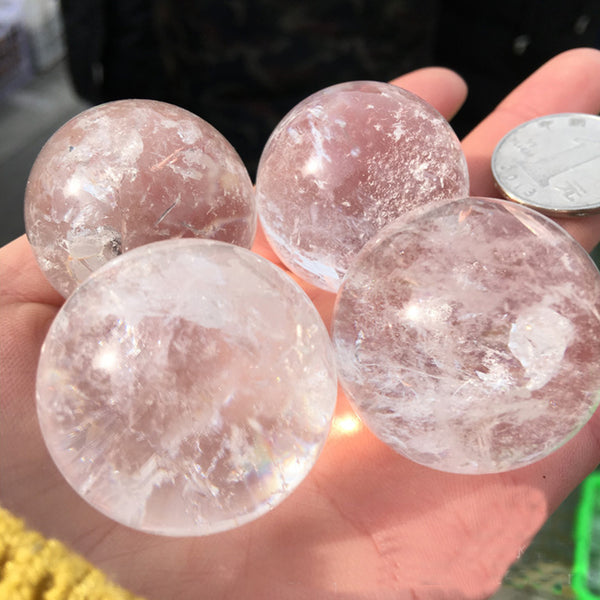 2-3inch Natural Clear Quartz Spheres Ball