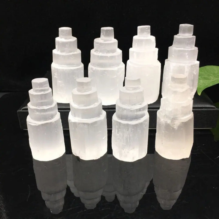 Natural Selenite Tower Crystal Energy Skyscraper Wholesale