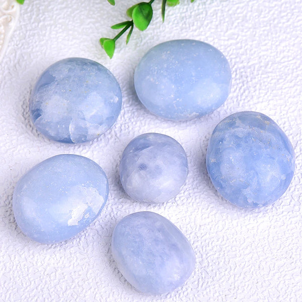 Natural Celestite Stones Ornament Jewelry Raw Crystals Crafts