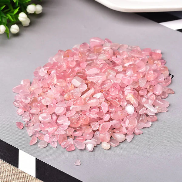 Natural Crystal Rose Quartz Ore Mineral Specimen