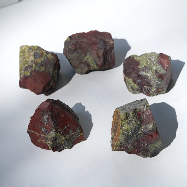 Natural Irregular Mineral Raw Dragon Blood Stone