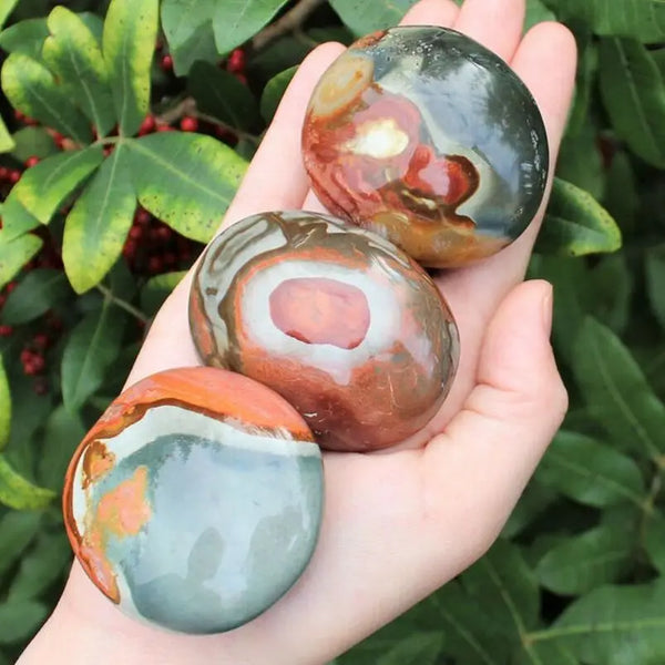 Natural Polychrome Jasper Ocean Stone Witchcraft Play Stones Decorative Collection Crystals Reiki Tumbled Gravel Healing Gifts