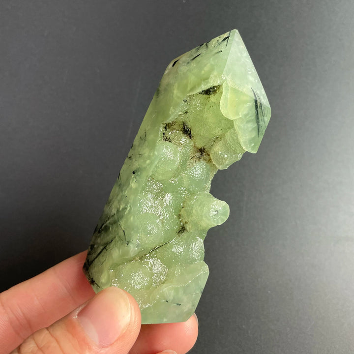 Natural Prehnite Quartz Rutilated Tower Point Bulk