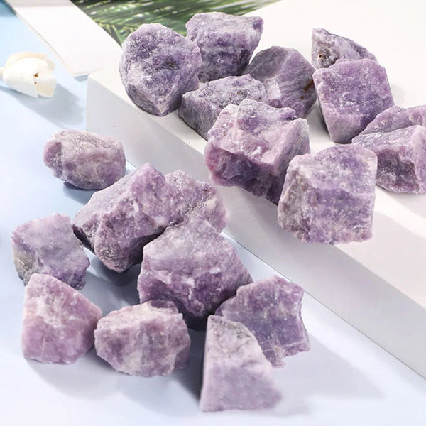 Natural Purple Lepidolite Rough Rare Stone Wholesale