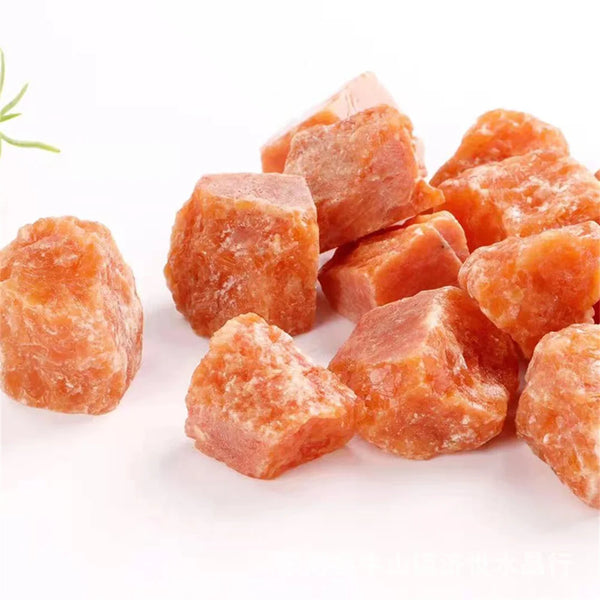 Natural Raw Sunstone Crystal Rough Mineral Specimen