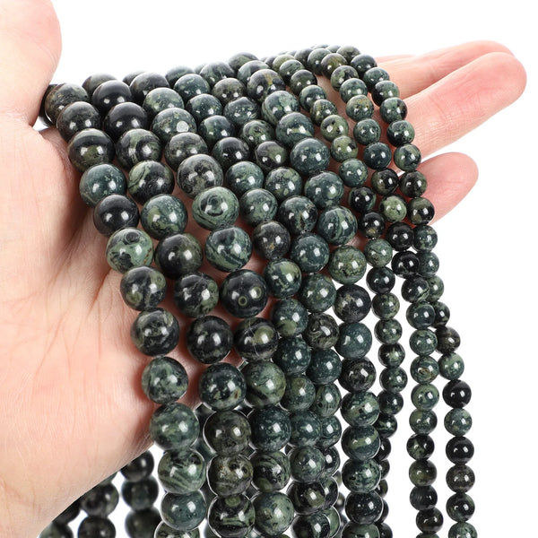 Natural Stone Beads Kambaba Jaspers Round Loose Beads