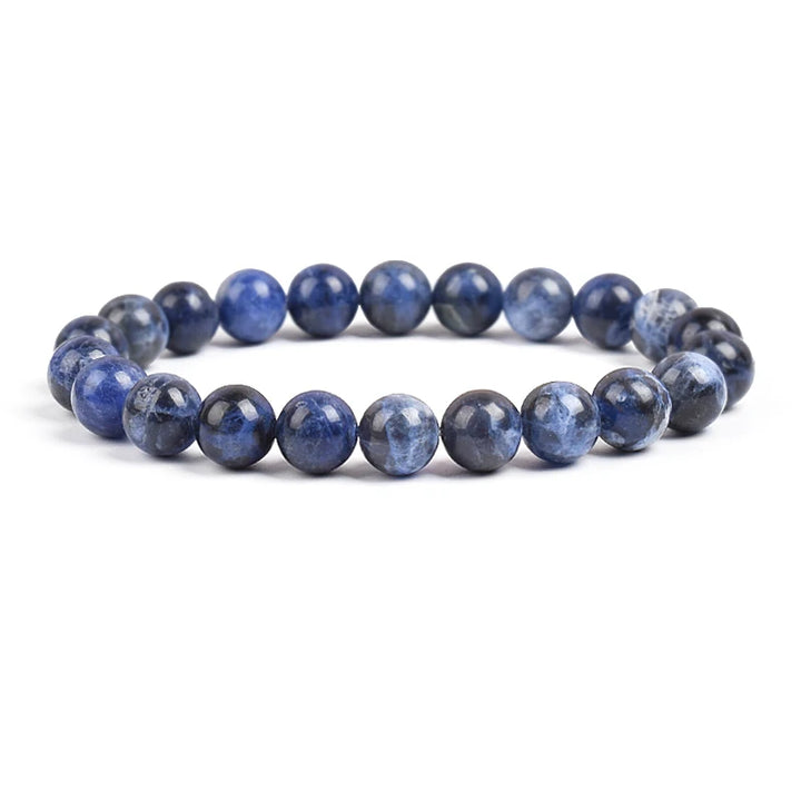 Natural Stone Dark Blue Sodalite Beads Bracelet Wholesale