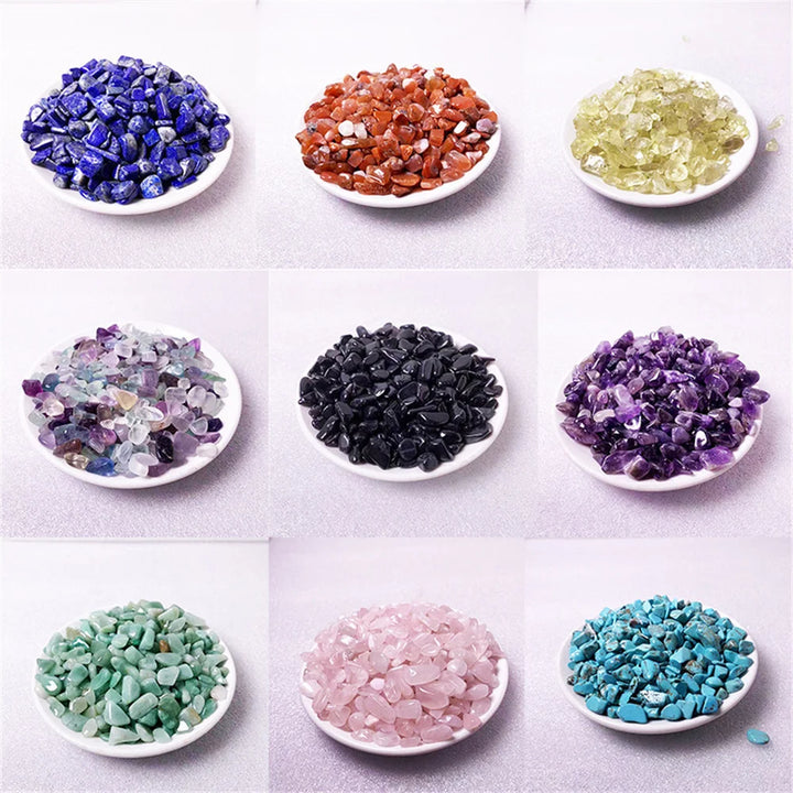 Natural Stones Gravel Crystals Chip Quartz Ore Minerals