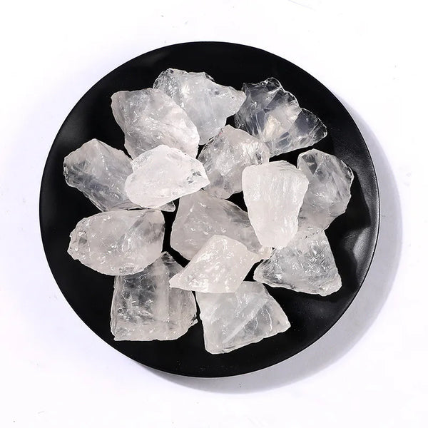 Natural White Quartz Crystal Bulk Rough Gemstones Healing Crystals