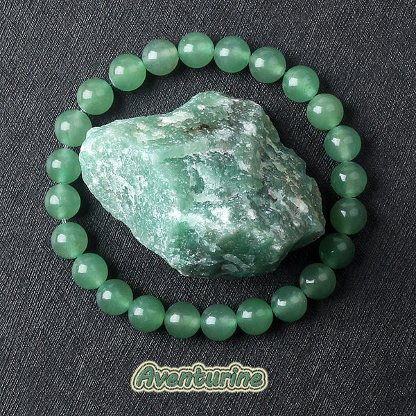 Original Natural Green Aventurine Beaded Bracelets