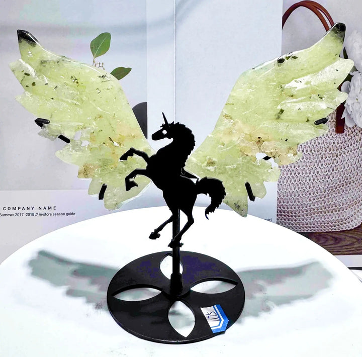 Prehnite Pegasus Wings Crystal Gift Wholesale