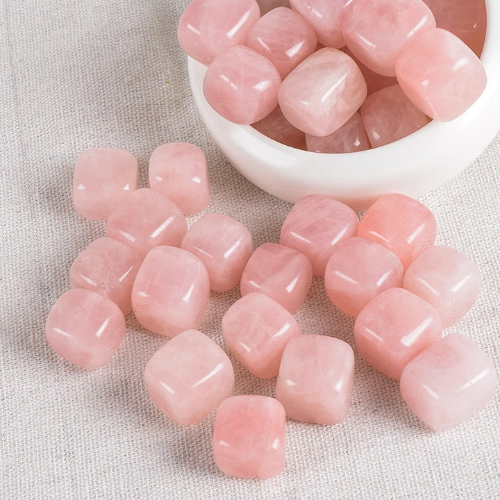  Rose Quartz Tumbled Stone Natural Mineral Chips