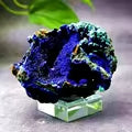 1-6cm azurite geode