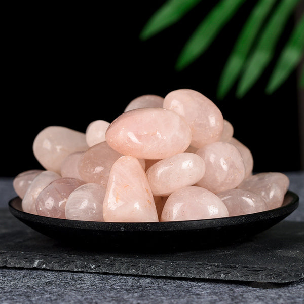 Natural Rose Quartz Crystal Tumbles 100g - Healing Stones for Love, Compassion, and Self-Care