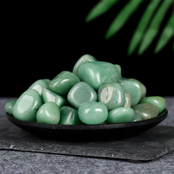 1-2cm Natural Green Aventurine Crystal Tumbles Stones