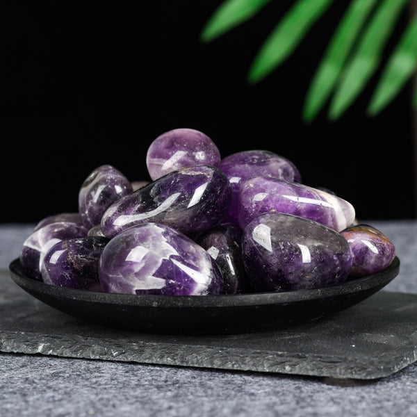 Natural Dream Amethyst Crystal Tumbles