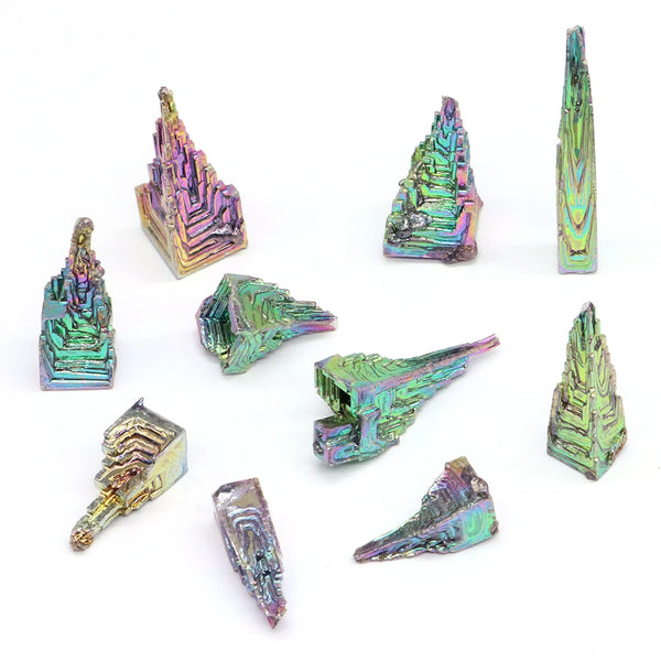 Wholesale Natural Bismuth Tower Metal Mineral Crystals