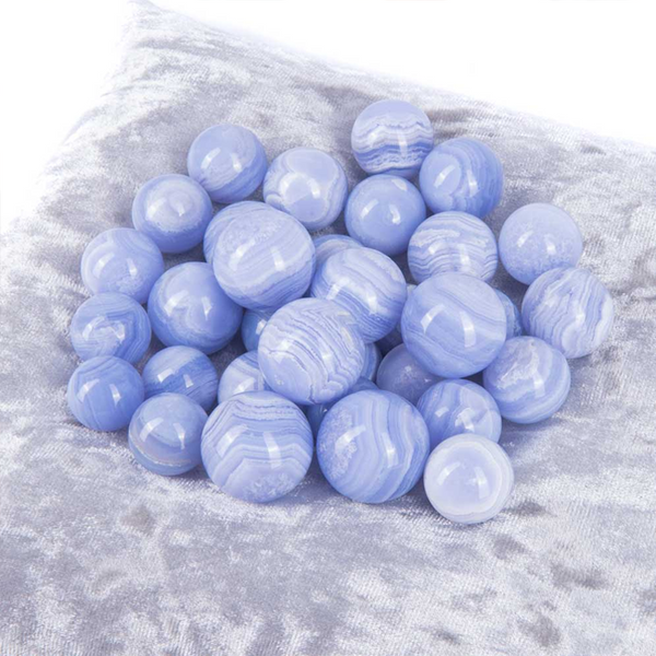 20mm Blue Lace Agate Sphere Crystal Ball