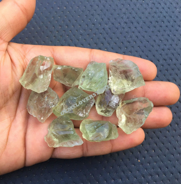 Wholesale Antique Raw Natural Green Amethyst Gemstone