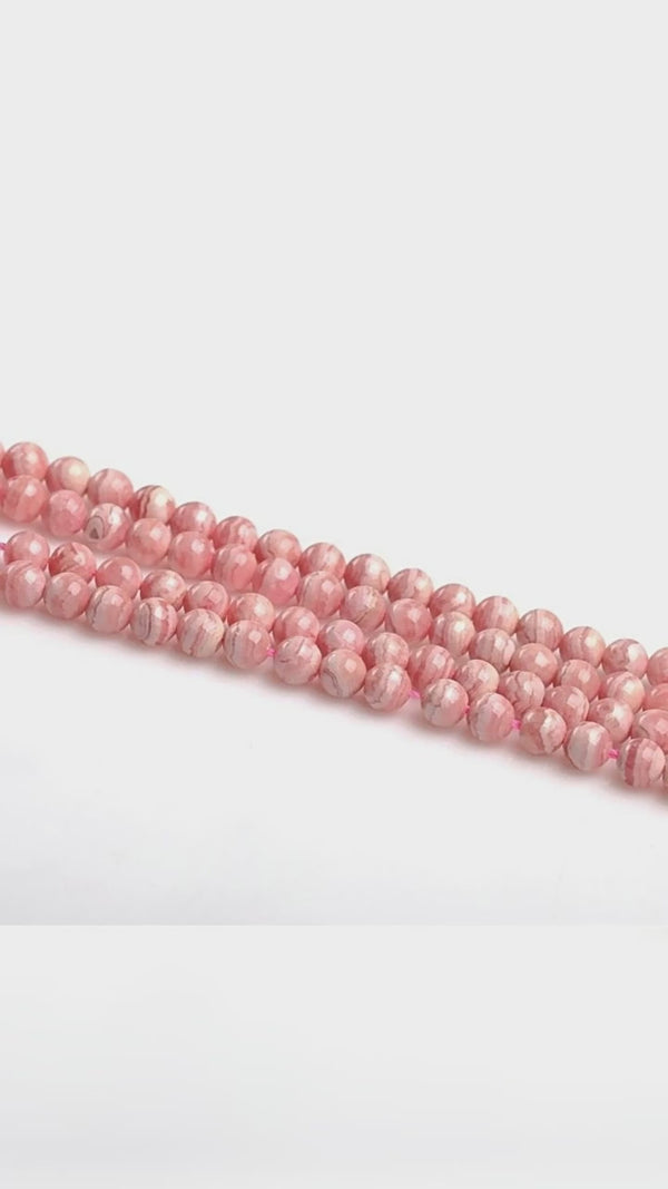 4/5mm rhodochrosite beads