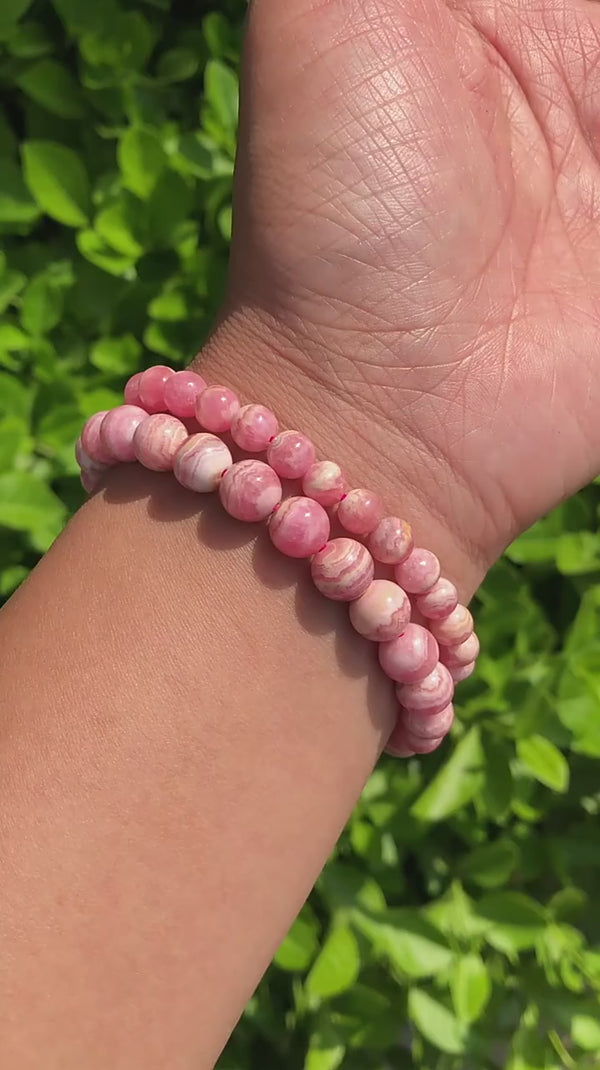 1pc rhodochrosite bracelet