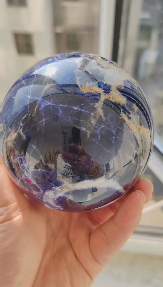 40-100mm sodalite sphere