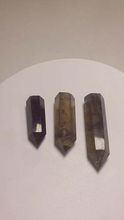 50-80mm smoky quartz tower