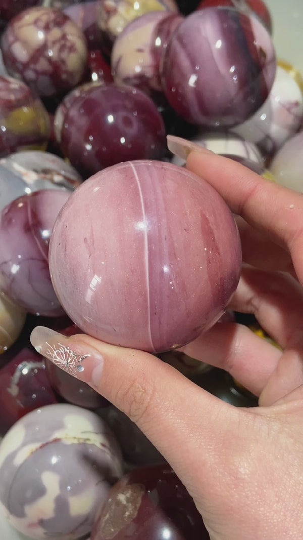 5-6cm mookaite sphere