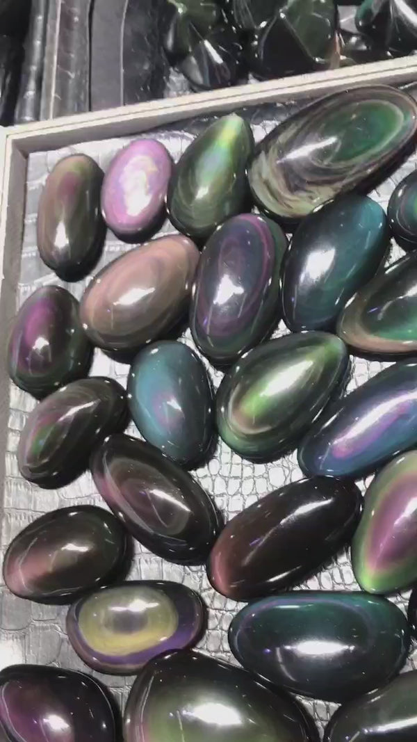 1pc rainbow obsidian raw