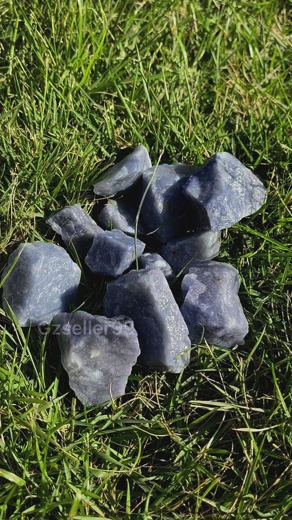 2.5-4cm blue aventurine quartz