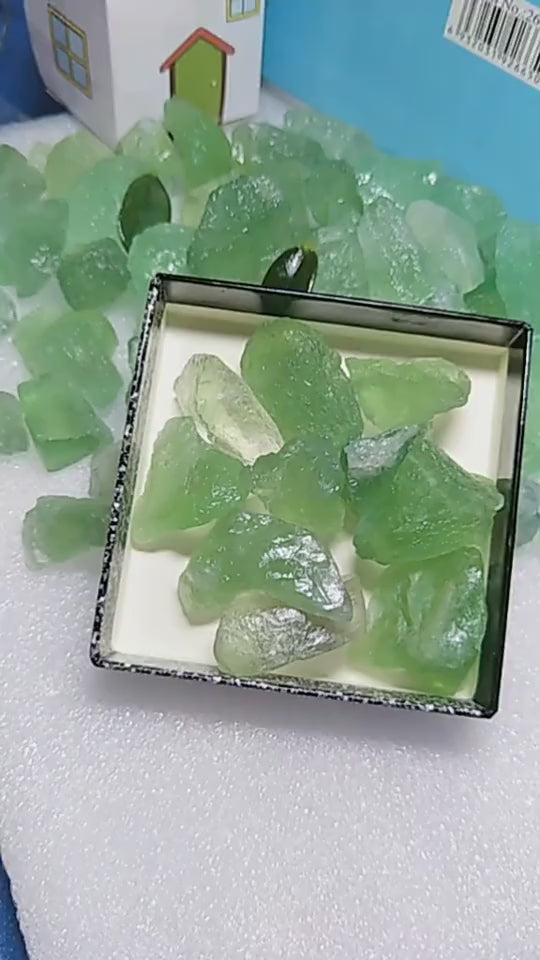 50-100g green fluorite