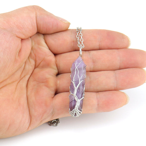 Hot-selling Handcrafted Wrapped Life Tree Necklace