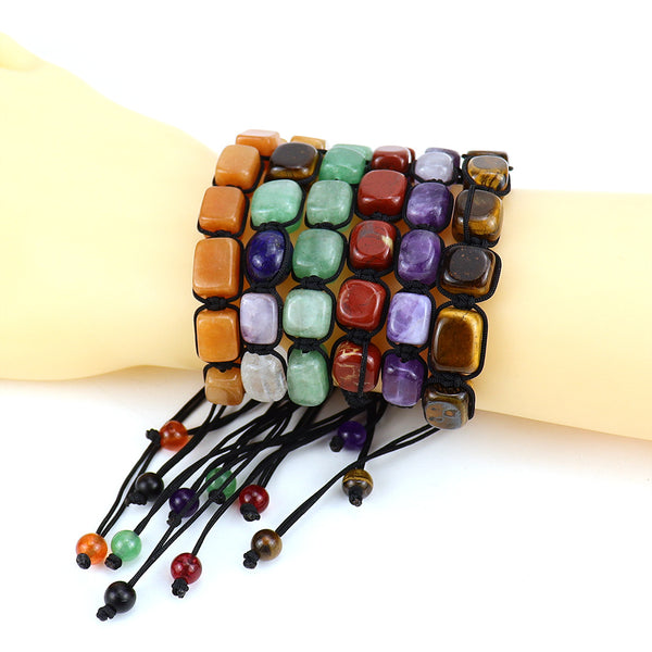 Wholesale Hand-Woven Colorful Crystal Bracelet