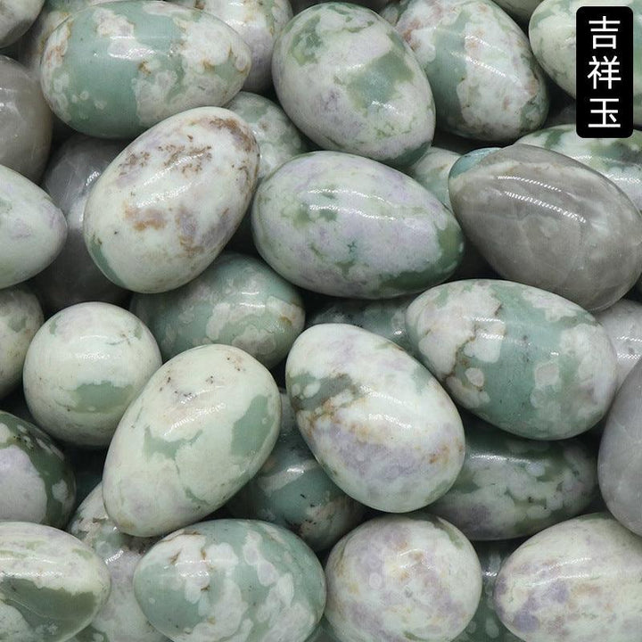 30Mm Small Egg Shaped Crystal Jade Egg - MLD Wholesale Crystals